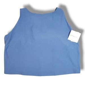 Beyond Yoga Spacedye Refocus Cropped Tank Top Womens 4XL Blue Focus USA Athletic